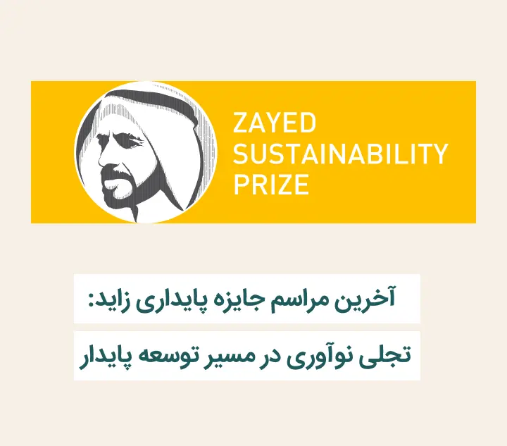 آخرین مراسم جایزه پایداری زاید: تجلی نوآوری در مسیر توسعه پایدار-ندای توسعه
